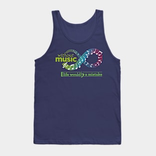 without music shirt, music life shirt Tank Top